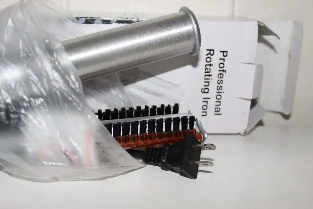 Professional Rotating Iron Hair Styler and Straightener